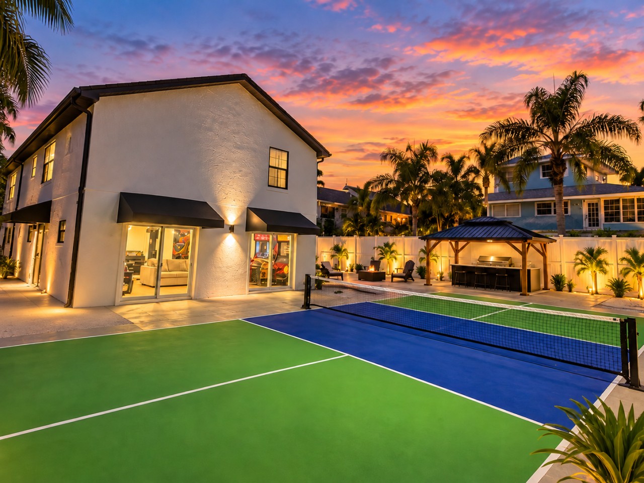 Siesta Key Beach House | Arcade, Pickleball, Pool