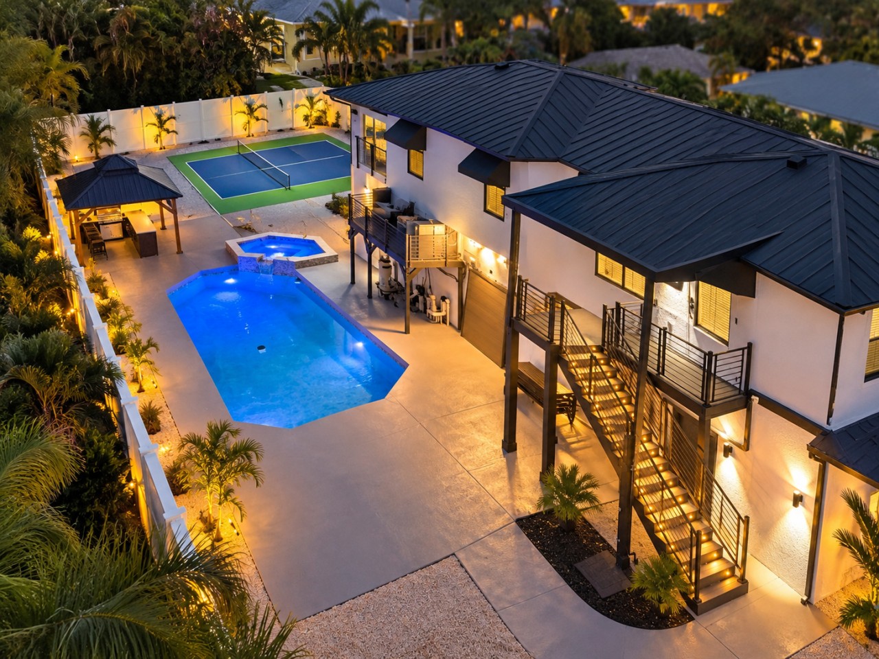 Siesta Key Beach House | Arcade, Pickleball, Pool