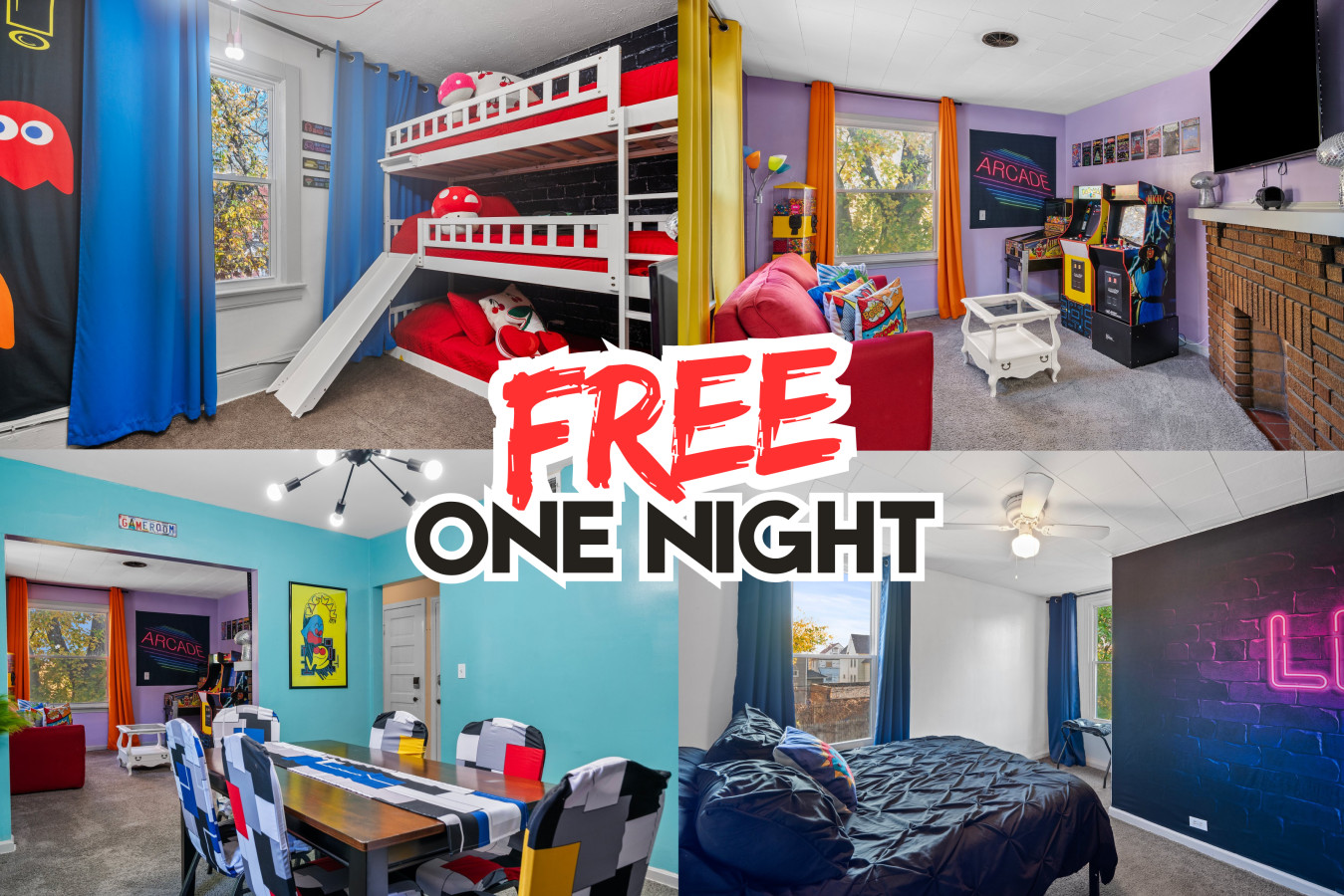 Fun-filled Arcade And Game Haven - Charming Family Retreat - Cleveland, OH