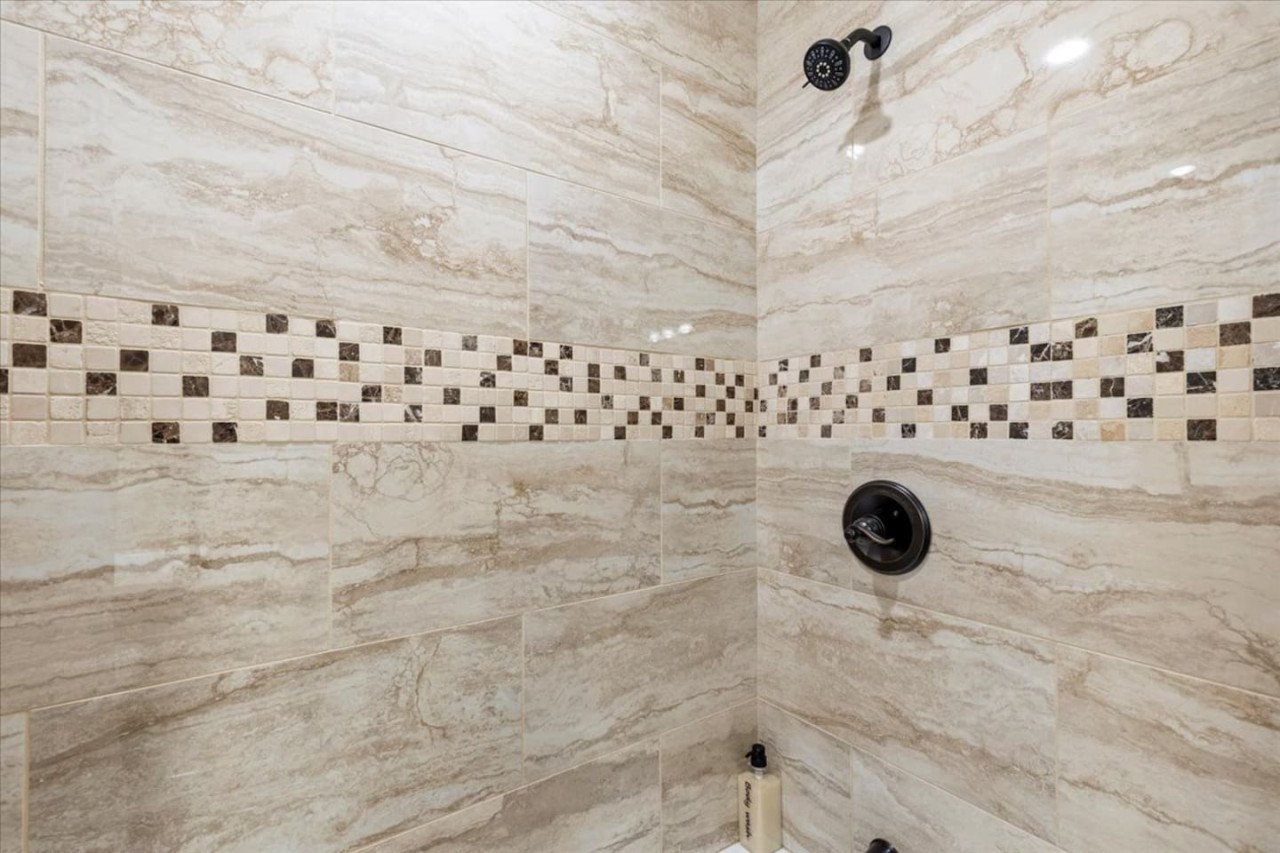 Our clean and newly renovated washroom is ready for our guests.