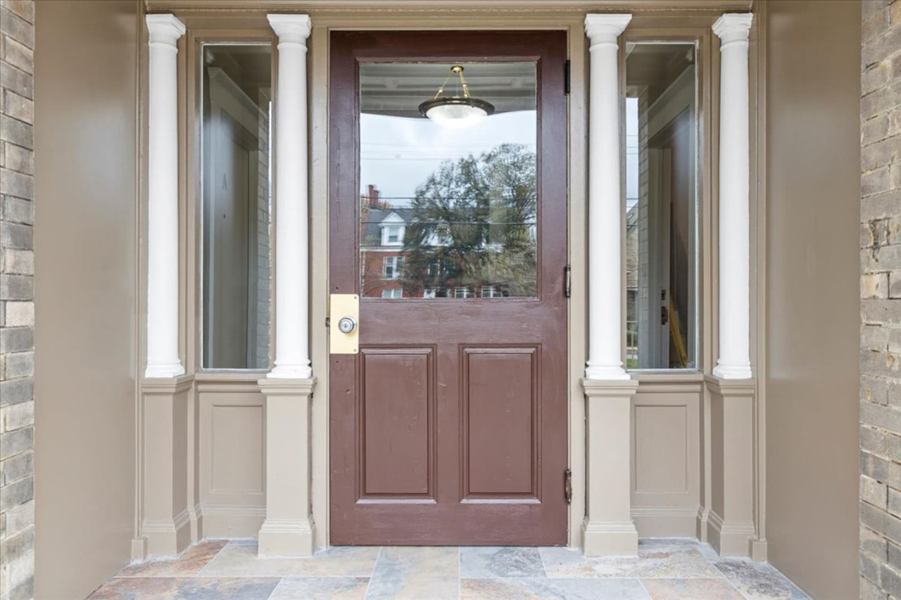 Inviting entrance and beautiful exterior make you eager to explore what’s inside.