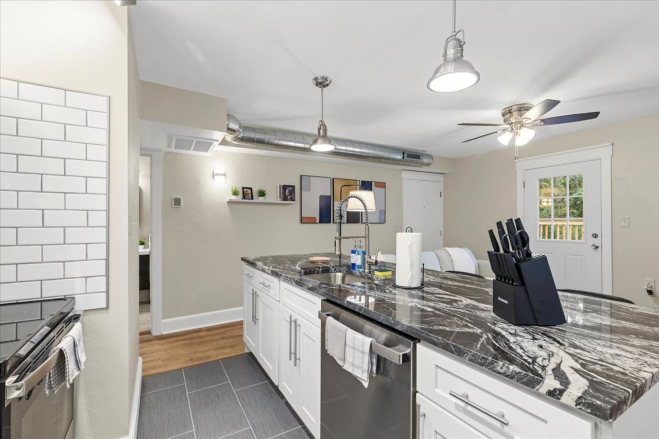 The dining room encourages you to gather with friends, enjoy a drink, and create lasting memories.