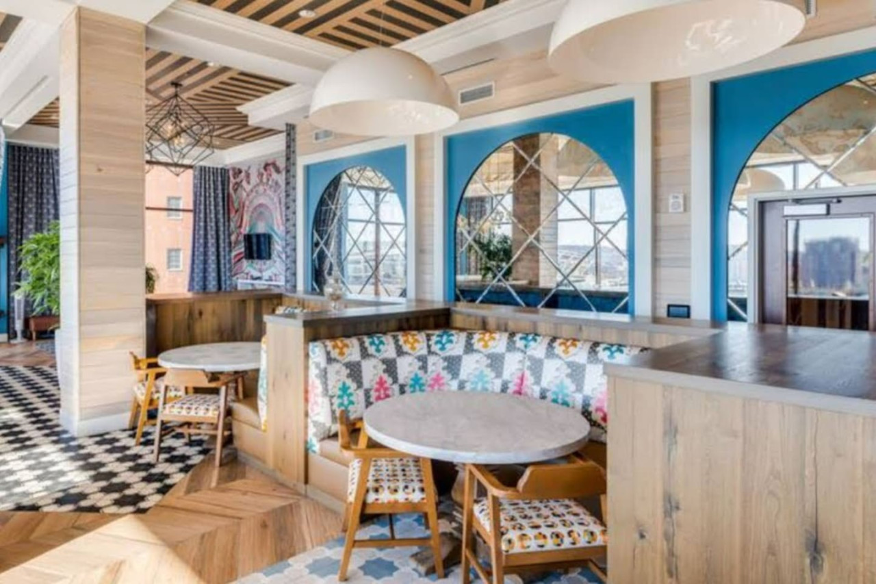 You can have entertainment in this stylish unique space!
