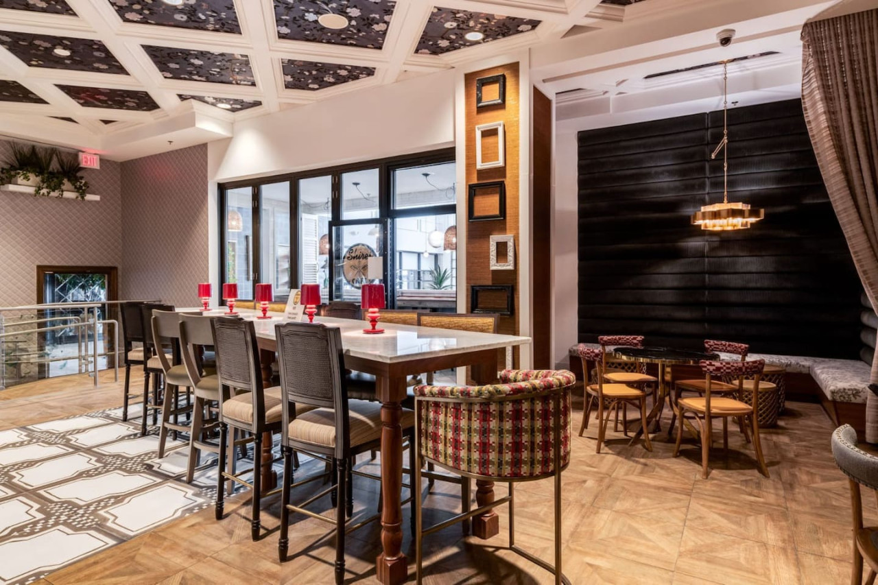 The spacious dining room invites you to savor every moment, whether enjoying a quiet meal or hosting a festive gathering.