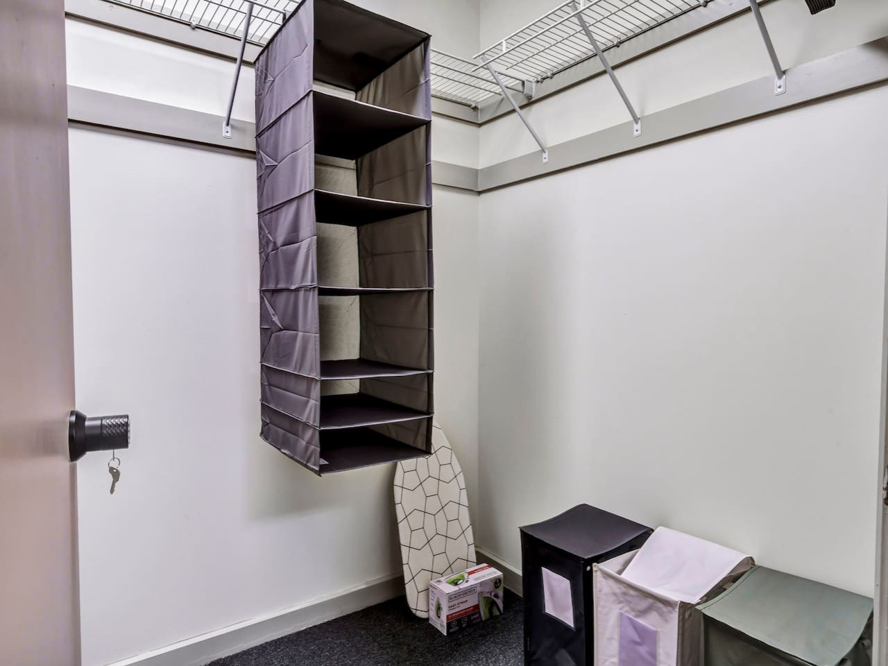 Spacious closets with ample storage space for all your travel essentials – unpack, unwind, and feel right at home.