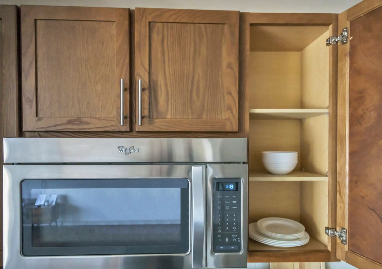 Fully equipped kitchen with all the tools you need for a perfect culinary experience. Enjoy the convenience of having everything at your fingertips!