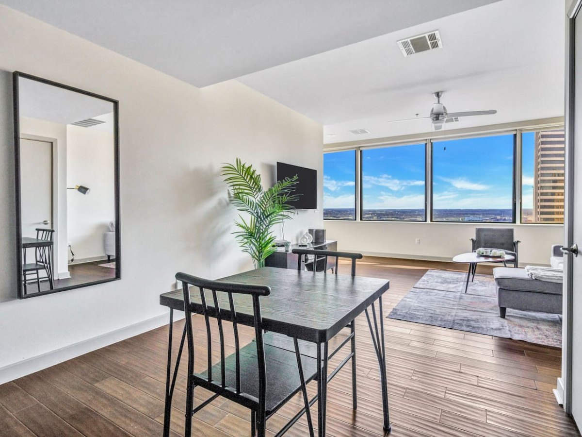 The dining room encourages you to gather with friends, enjoy a drink, and create lasting memories.