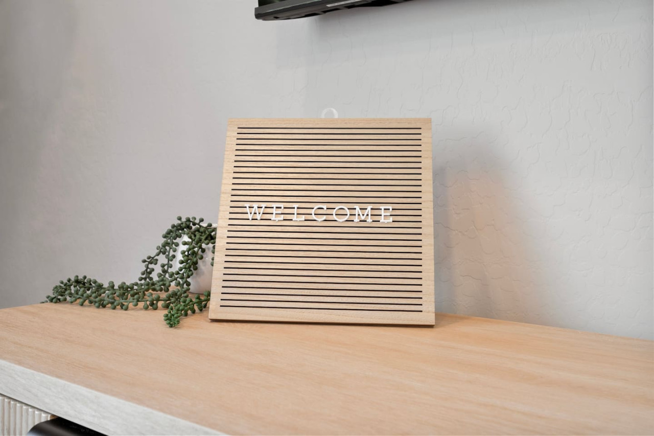 You are surrounded by tasteful decor and warm tones for a perfect setting for any occasion.