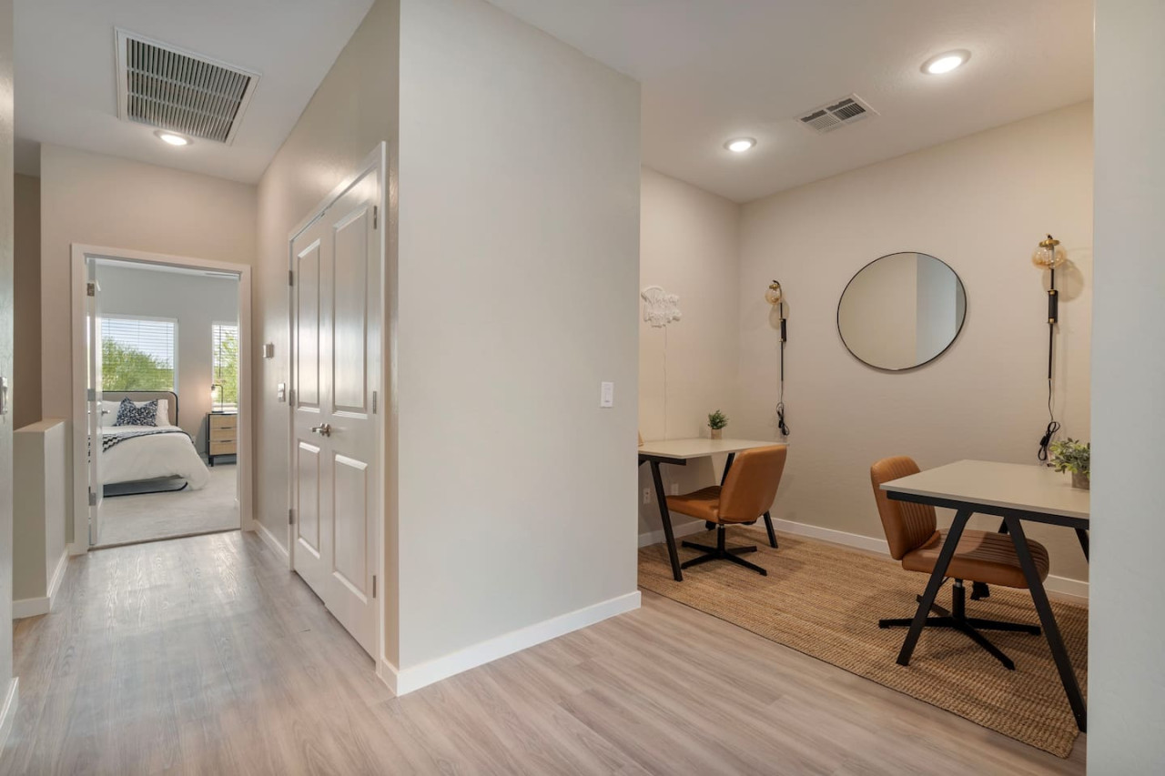 From the moment you step inside, you sense the perfect balance of modern comfort and timeless charm.