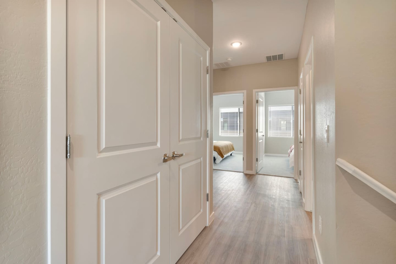 Generously-sized closet space, offering plenty of room to store your belongings, keeping the bedroom clutter-free.
