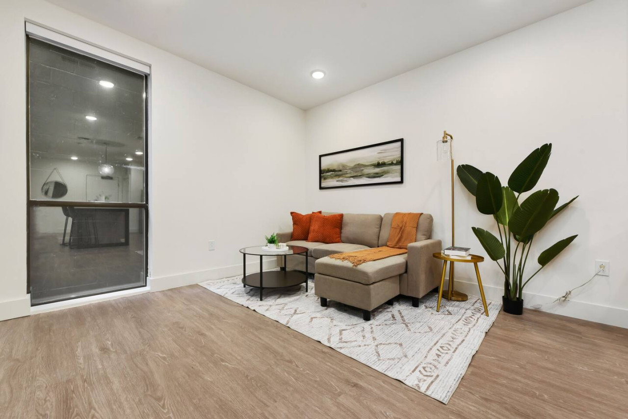 The home's design effortlessly blends comfort and style, creating an inviting atmosphere that welcomes you in.