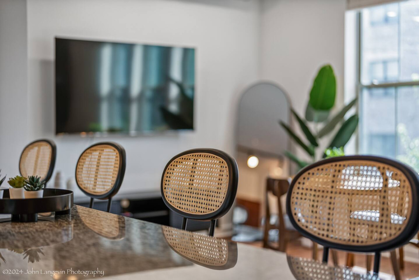 Start your mornings right with a fresh brew from our coffee maker and enjoy cooking with the fully equipped kitchen featuring premium utensils and essentials. Everything you need for a delightful stay is at your fingertips.