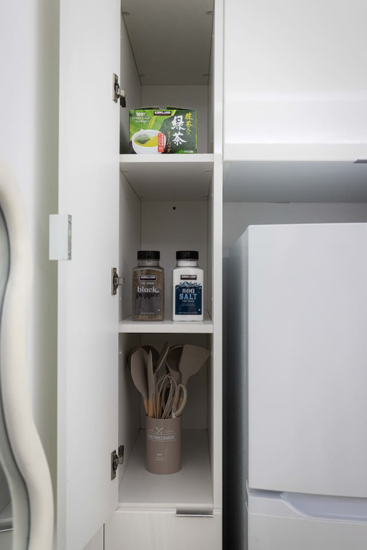 Fully equipped kitchen with all the tools you need for a perfect culinary experience. Enjoy the convenience of having everything at your fingertips!