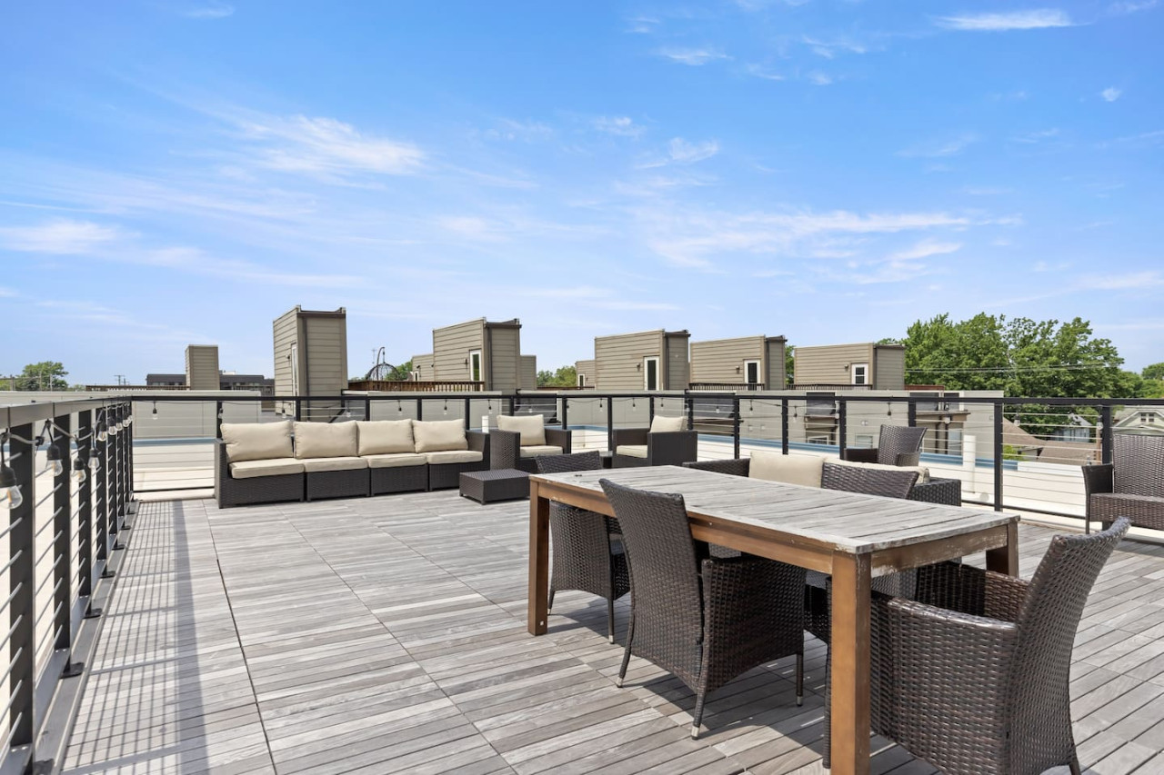 Relax in this warm, inviting space with warm accents and cozy furnishings. You’ll love unwinding on the plush sofa, enjoying or streaming your favorite shows in a serene atmosphere