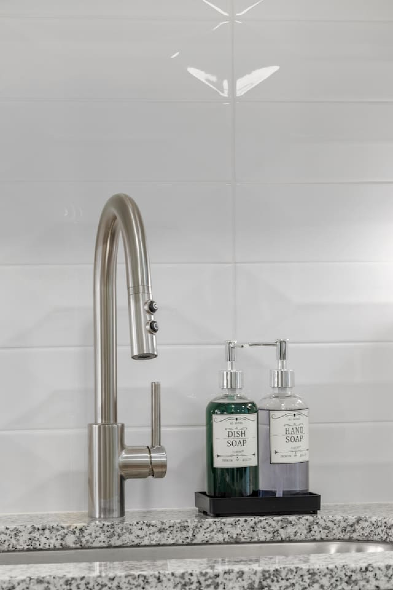 As you step into the kitchen, the clean lines and functional design make you eager to start cooking your favorite dishes.
