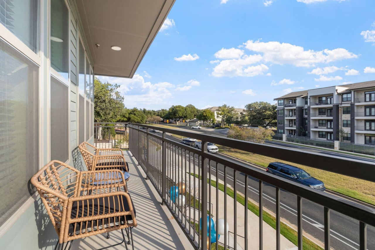 Relax in our charming balcony, perfect for enjoying fresh air and peaceful outdoor moments