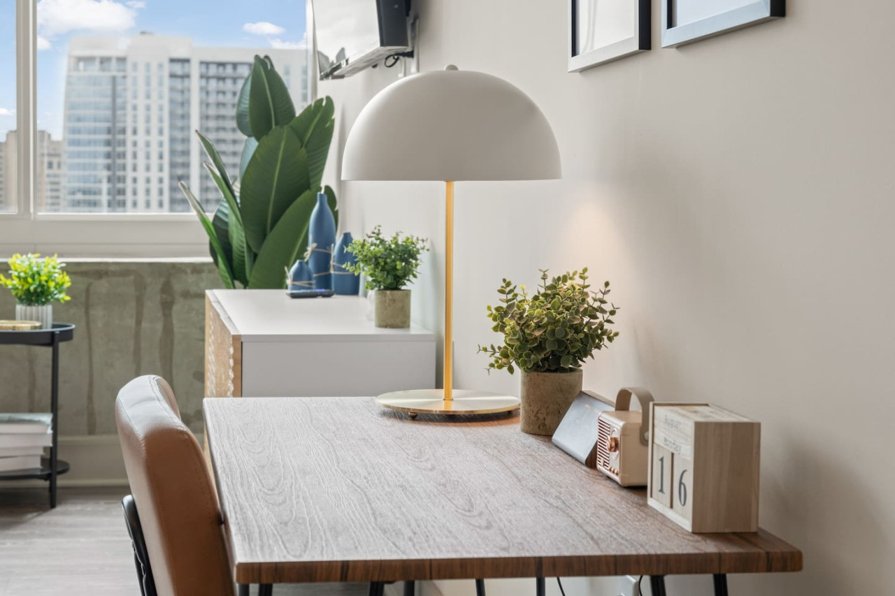 The dining room is bathed in natural light, creating a bright and inviting space where every meal feels special.