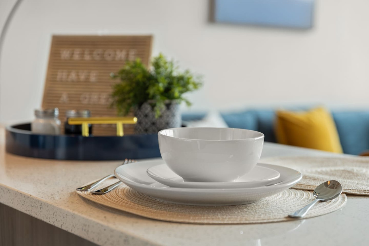 As you step into the kitchen, the clean lines and functional design make you eager to start cooking your favorite dishes.