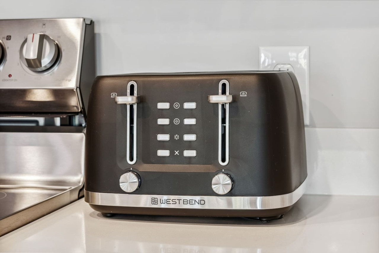 As you step into the kitchen, the clean lines and functional design make you eager to start cooking your favorite dishes.