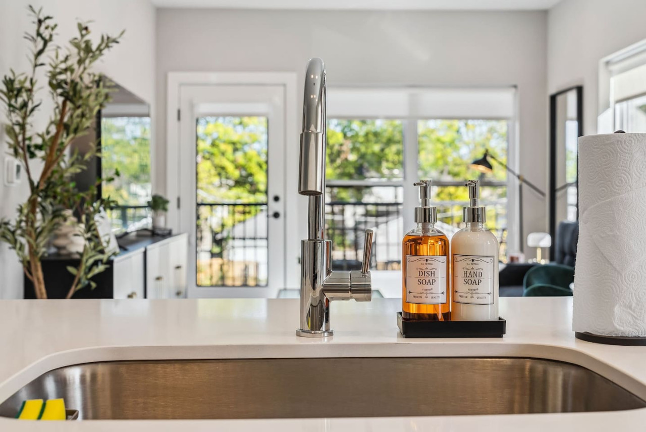 As you step into the kitchen, the clean lines and functional design make you eager to start cooking your favorite dishes.