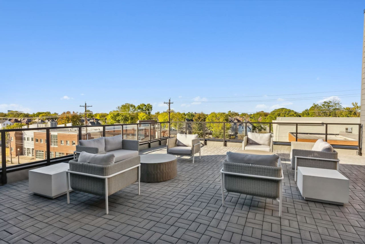 Relax in this warm, inviting space with warm accents and cozy furnishings. You’ll love unwinding on the plush sofa, enjoying or streaming your favorite shows in a serene atmosphere