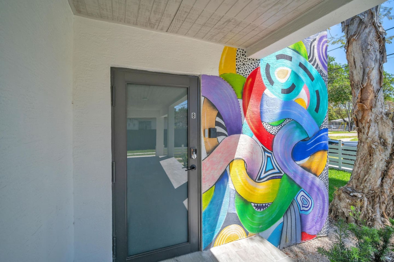 Inviting entrance and beautiful exterior make you eager to explore what’s inside.