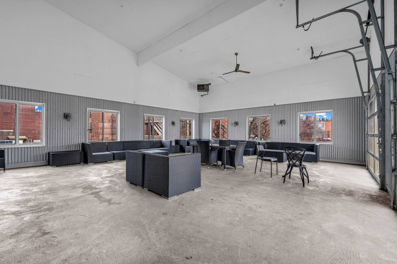 You can have entertainment in this stylish unique area