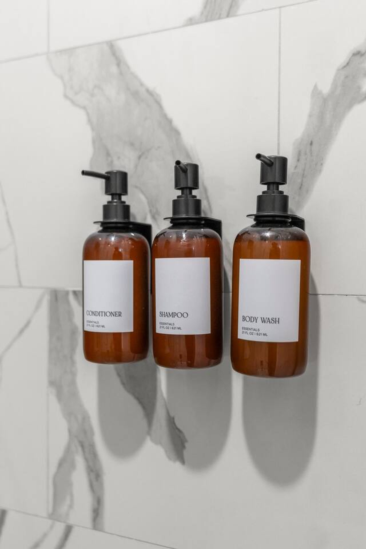 Complimentary conditioner, shampoo, and body wash (initial consumables provided).