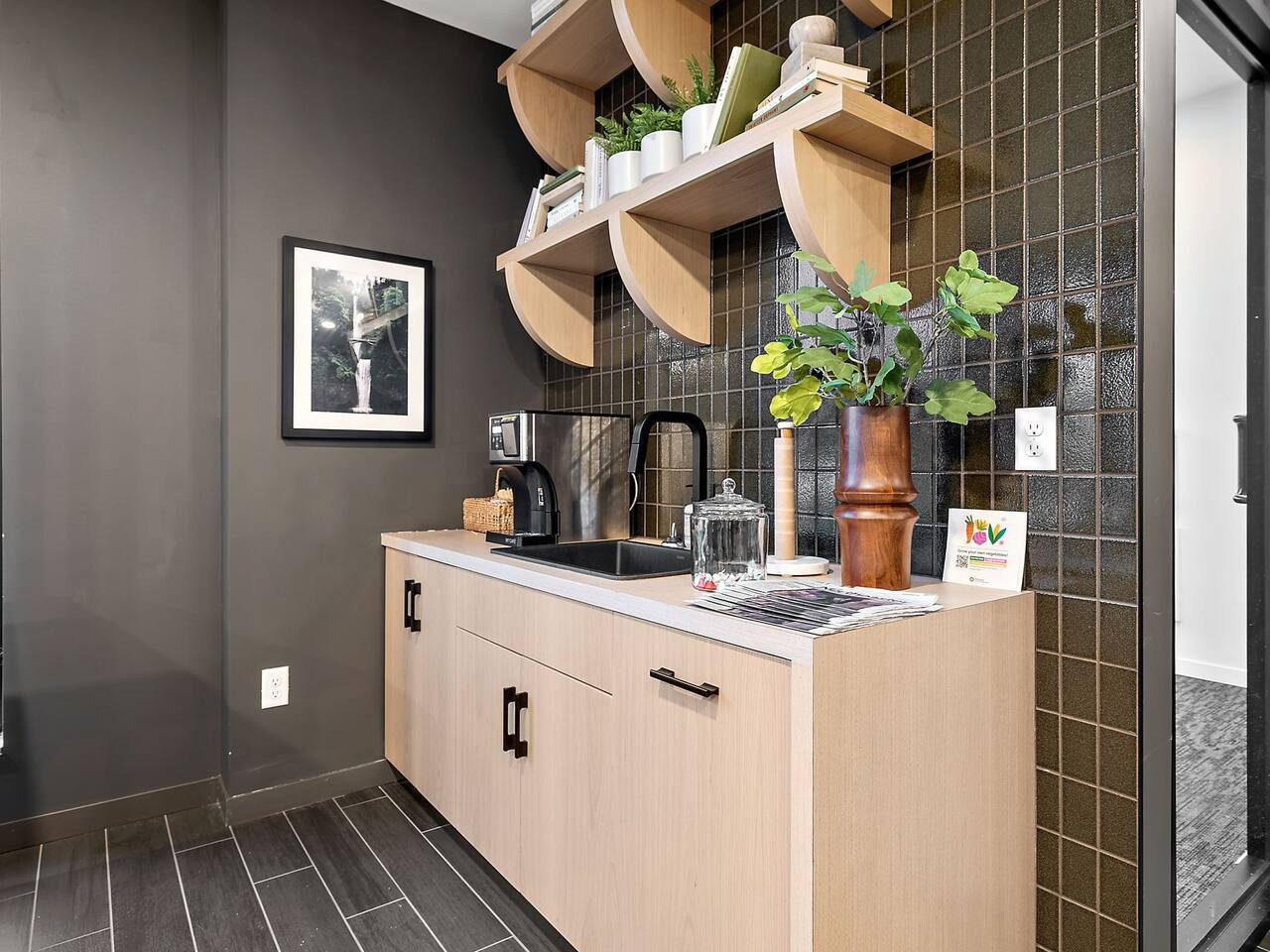 You feel a sense of peace as you step inside with its inviting decor and soothing tones.