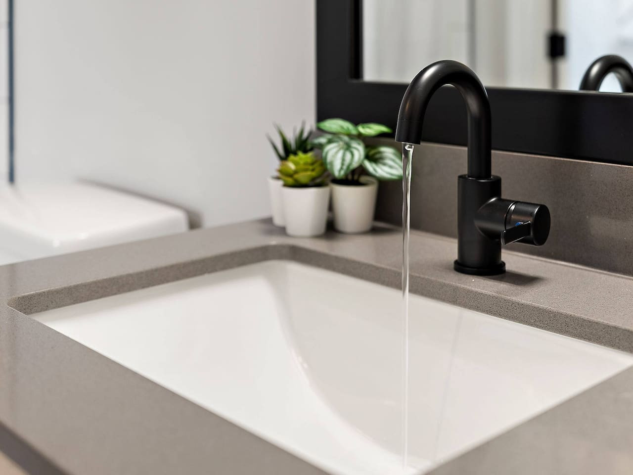 The bathroom is a private sanctuary, with a layout and features that make it the perfect place to rejuvenate.