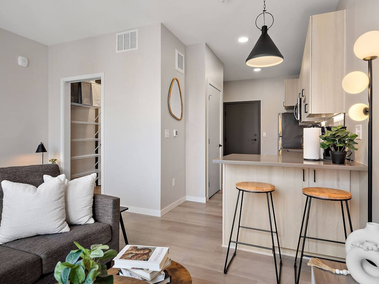 The home’s open layout and tasteful decor create a serene environment where you can truly relax and feel at home.