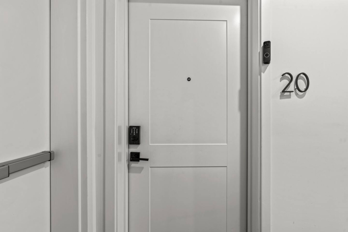 As you approach the house, the inviting entrance and beautiful exterior make you eager to explore what’s inside.