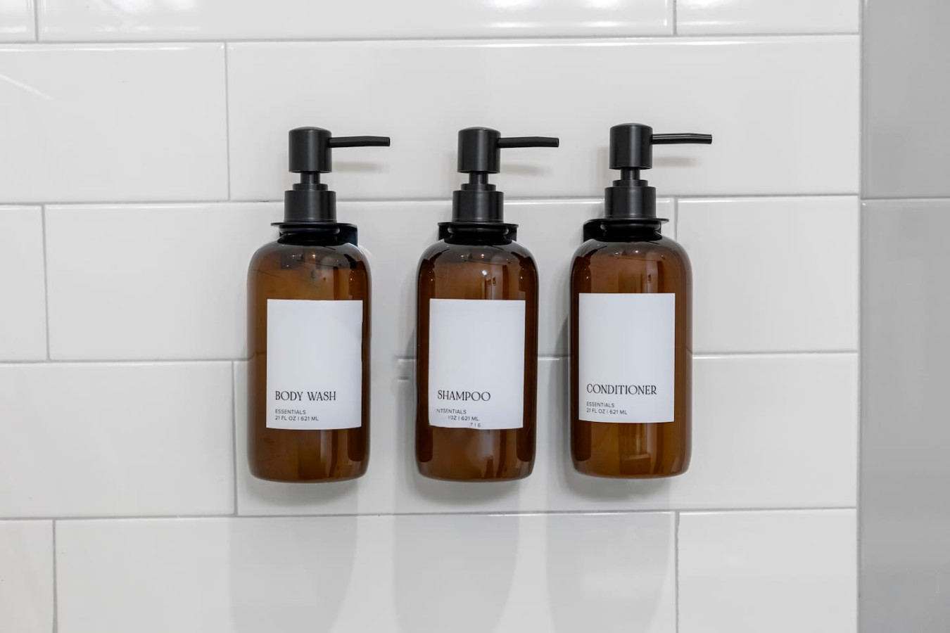 Complimentary conditioner, shampoo, and body wash (initial consumables provided).