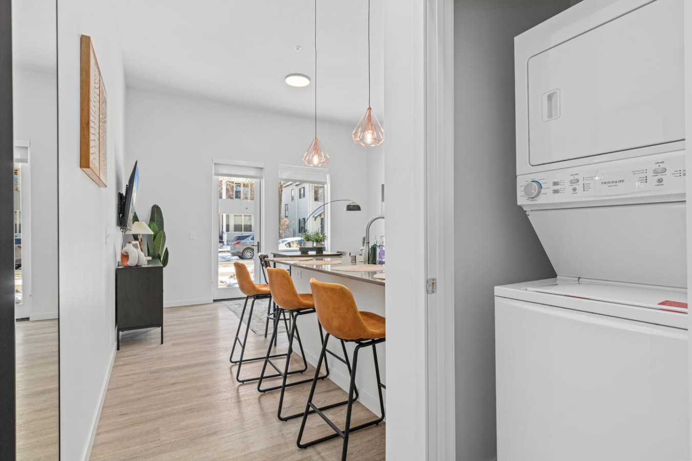 The dining room encourages you to gather with friends, enjoy a drink, and create lasting memories.