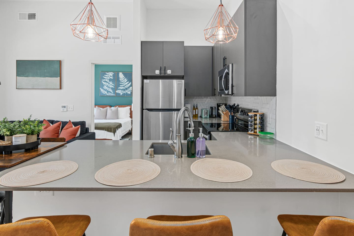 The dining room encourages you to gather with friends, enjoy a drink, and create lasting memories.