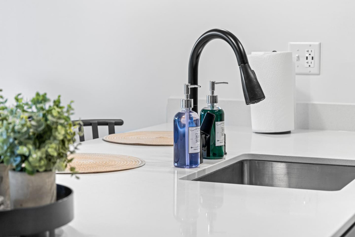 As you step into the kitchen, the clean lines and functional design make you eager to start cooking your favorite dishes.