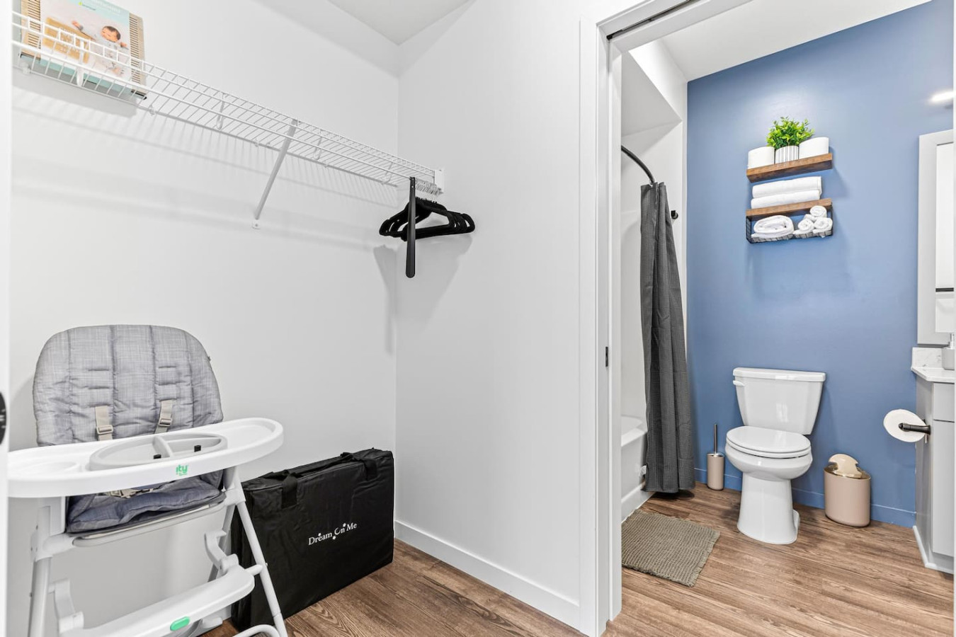 The bathroom is a private sanctuary, with a layout and features that make it the perfect place to rejuvenate.