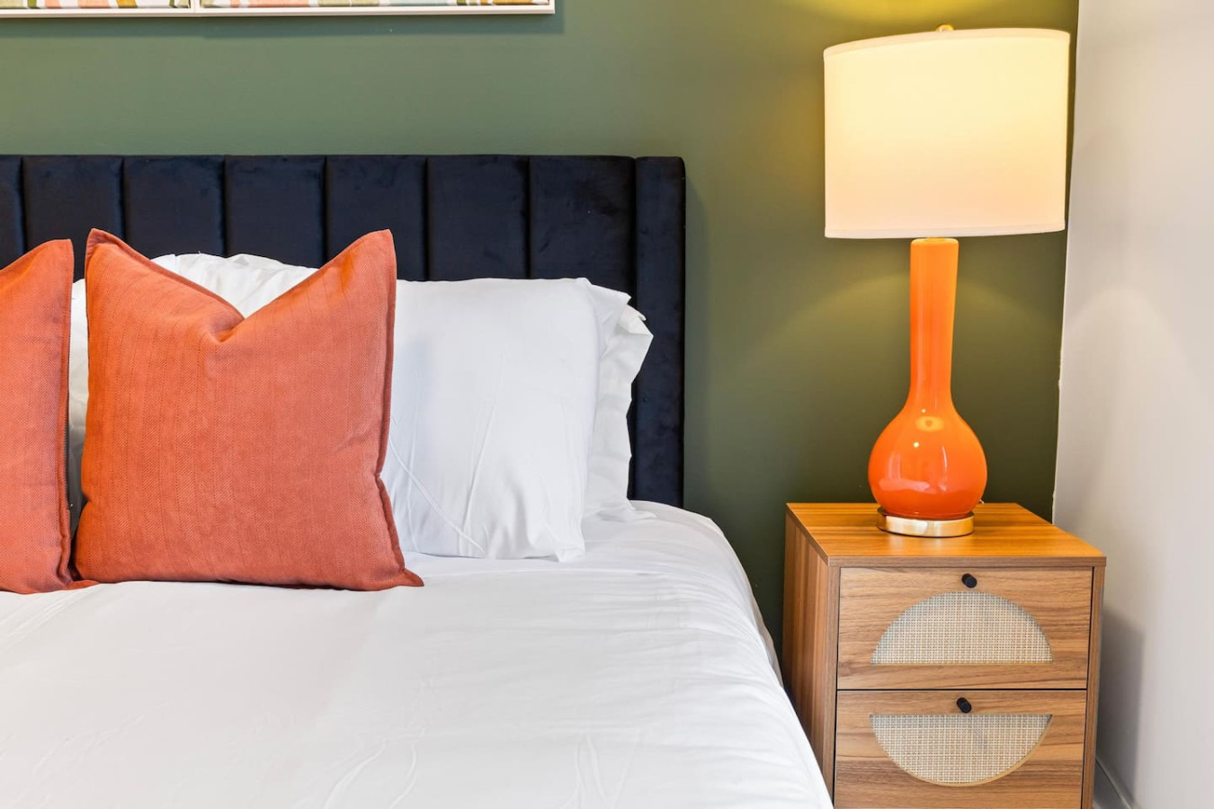 Luxurious bedroom featuring a comfortable bed, elegant decor, and plenty of natural light for a rejuvenating sleep.