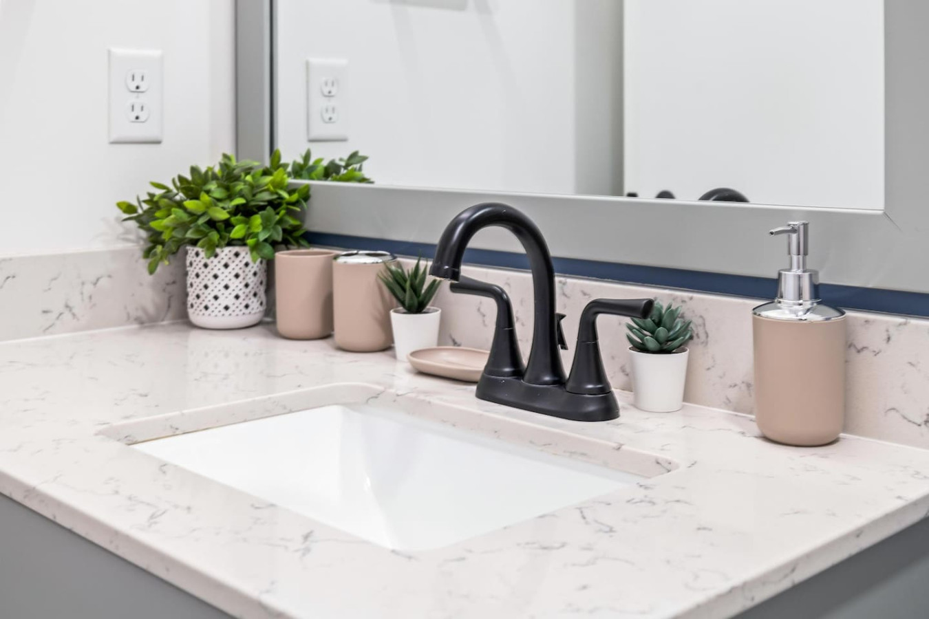 The bathroom is a private sanctuary, with a layout and features that make it the perfect place to rejuvenate.