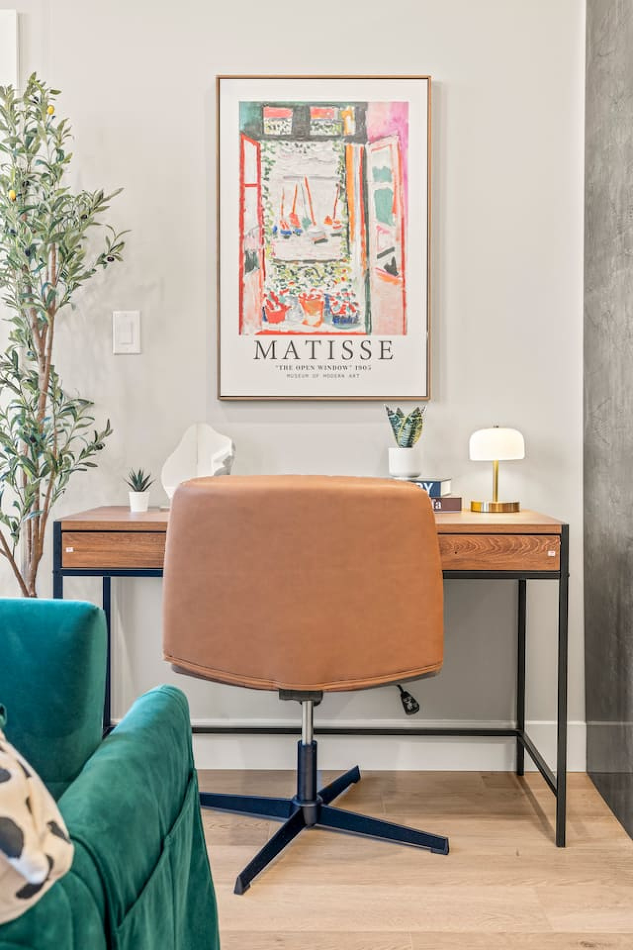 A comfortable workplace area