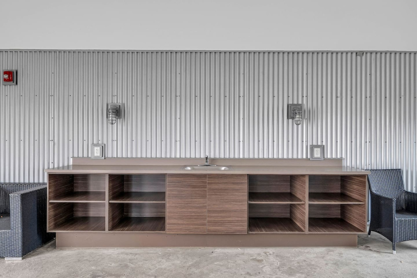 You can have entertainment in this stylish unique area
