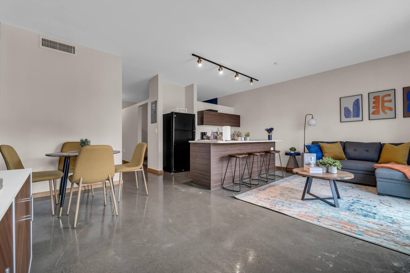 The home’s open layout and tasteful decor create a serene environment where you can truly relax and feel at home.