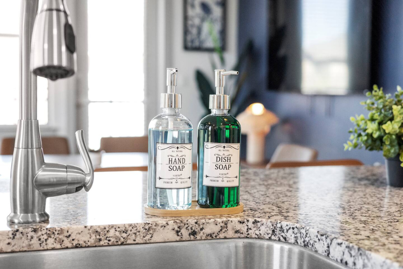 As you step into the kitchen, the clean lines and functional design make you eager to start cooking your favorite dishes.