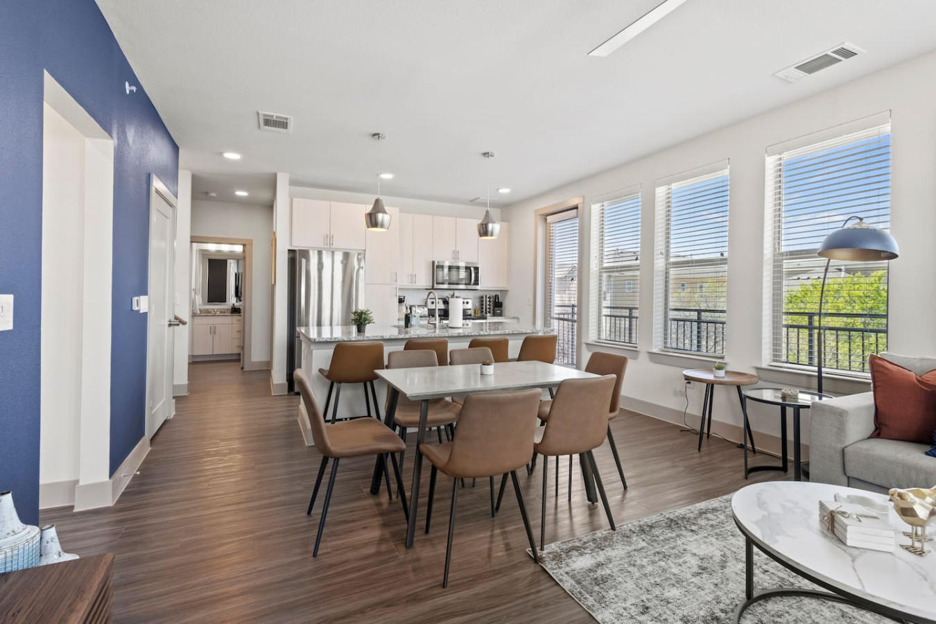 As you take your seat, the dining room's sophisticated design sets the stage for memorable meals and conversations.