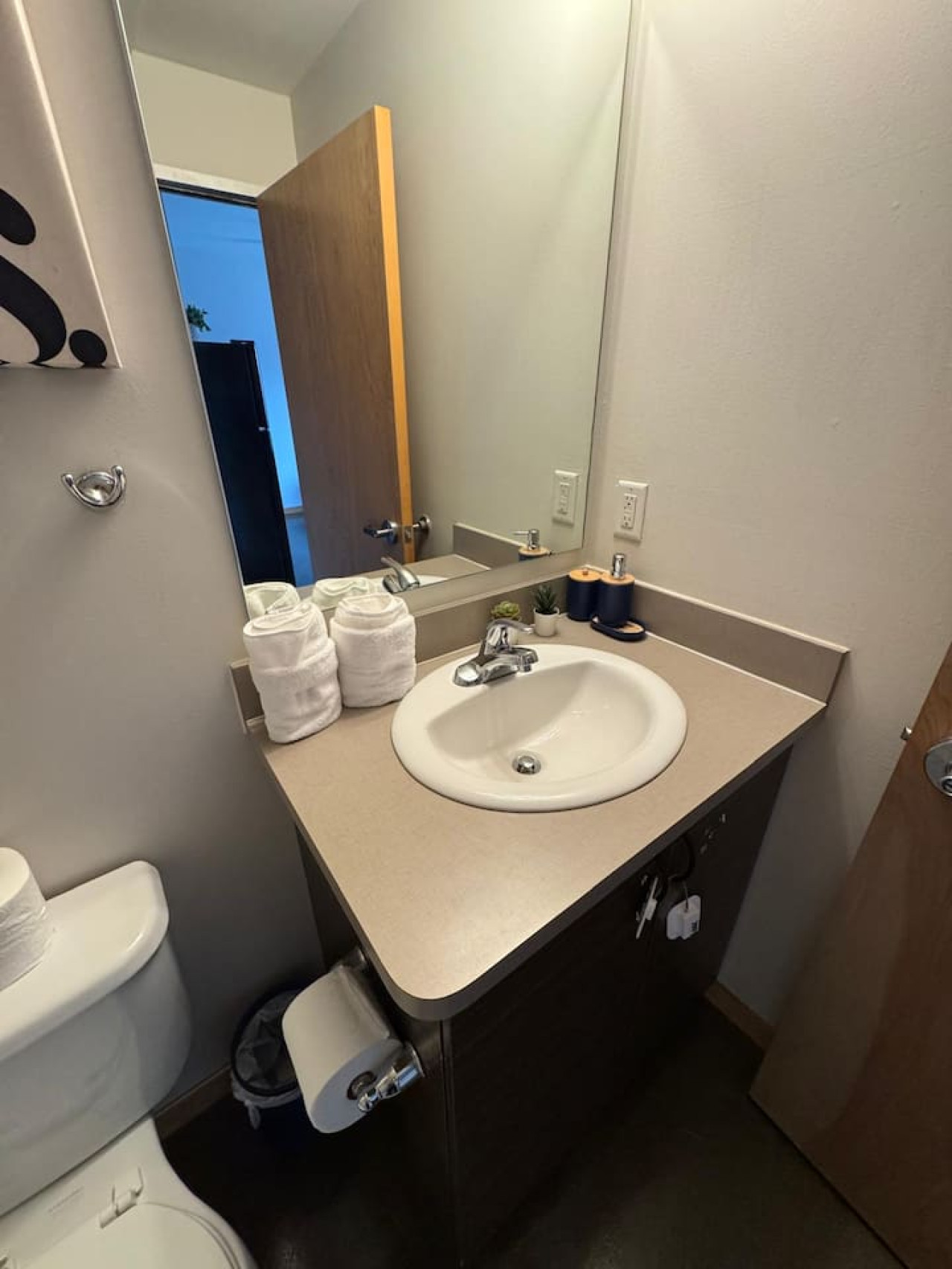 The bathroom is a private sanctuary, with a layout and features that make it the perfect place to rejuvenate.