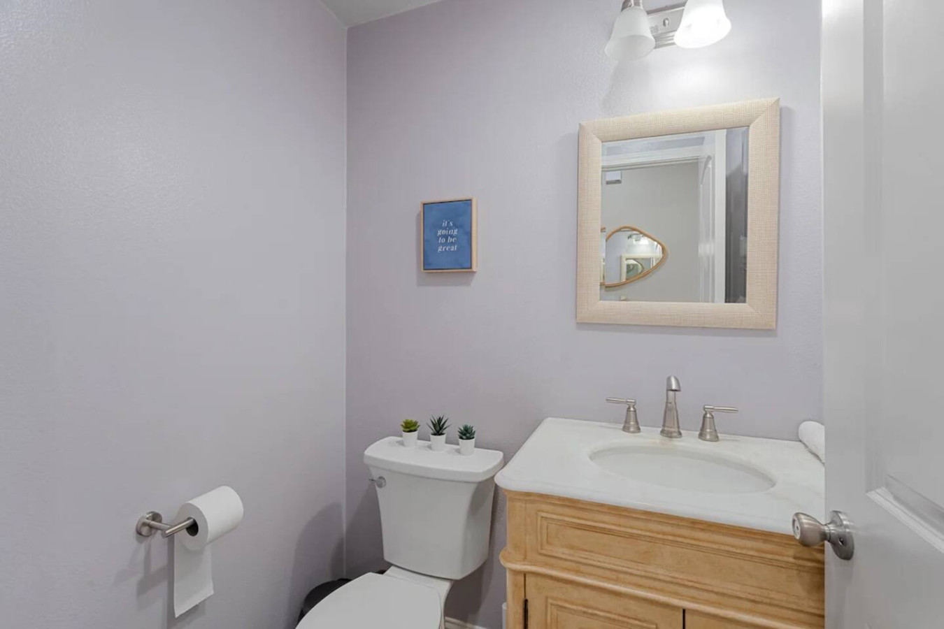 The bathroom is a private sanctuary, with a layout and features that make it the perfect place to rejuvenate.