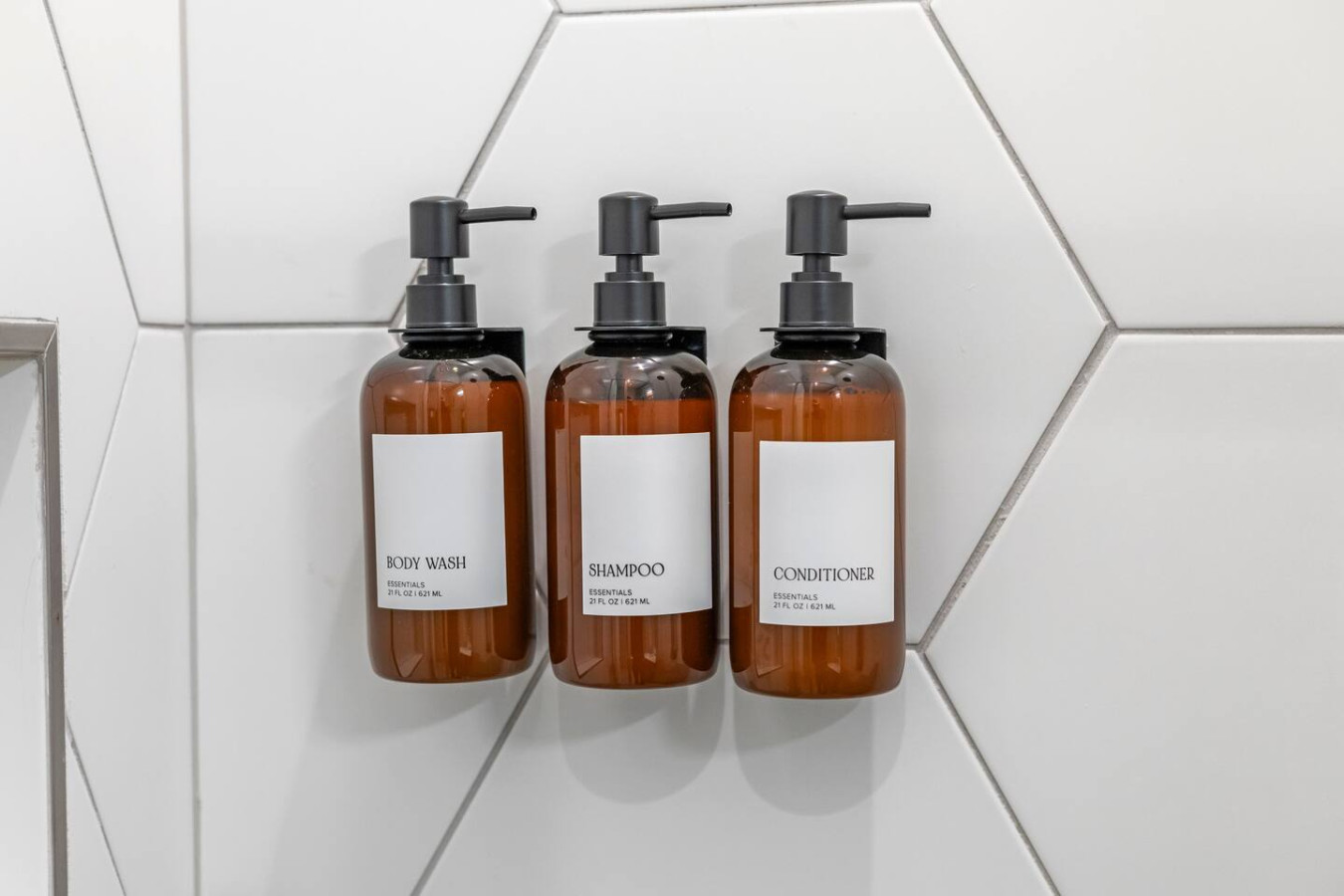 Shampoo, Conditioner, Shower Gel