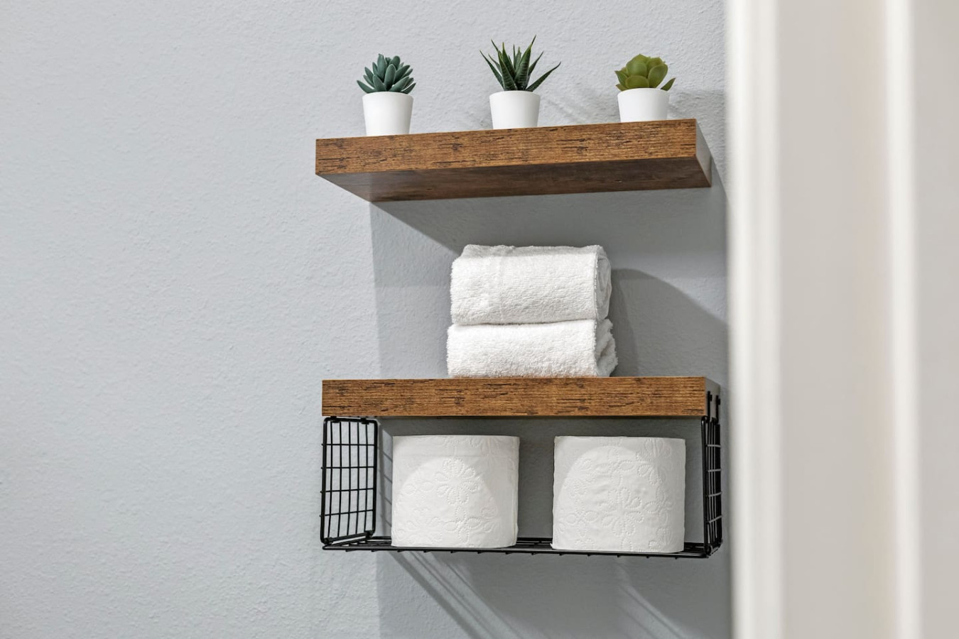 Fresh towels + essentials always stocked for you