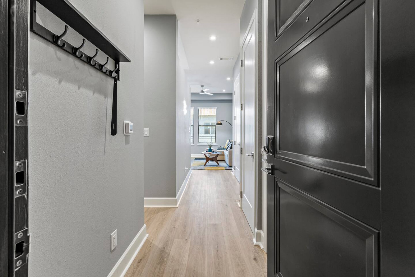 Bright Hallway to Main Spaces