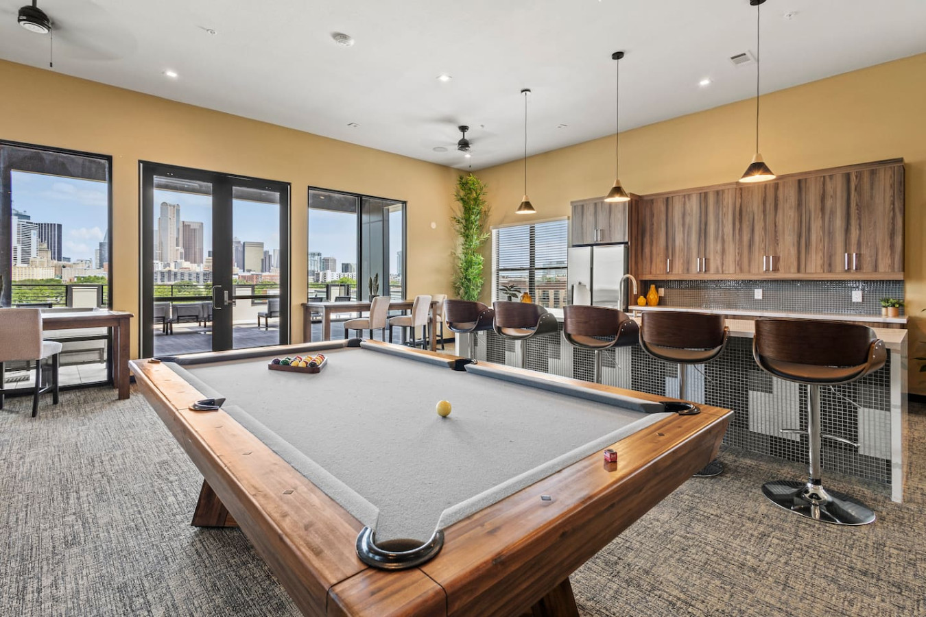 Games & Gatherings – Pool table & social space